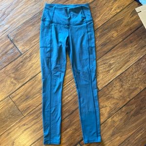 skechers go walk teal leggings